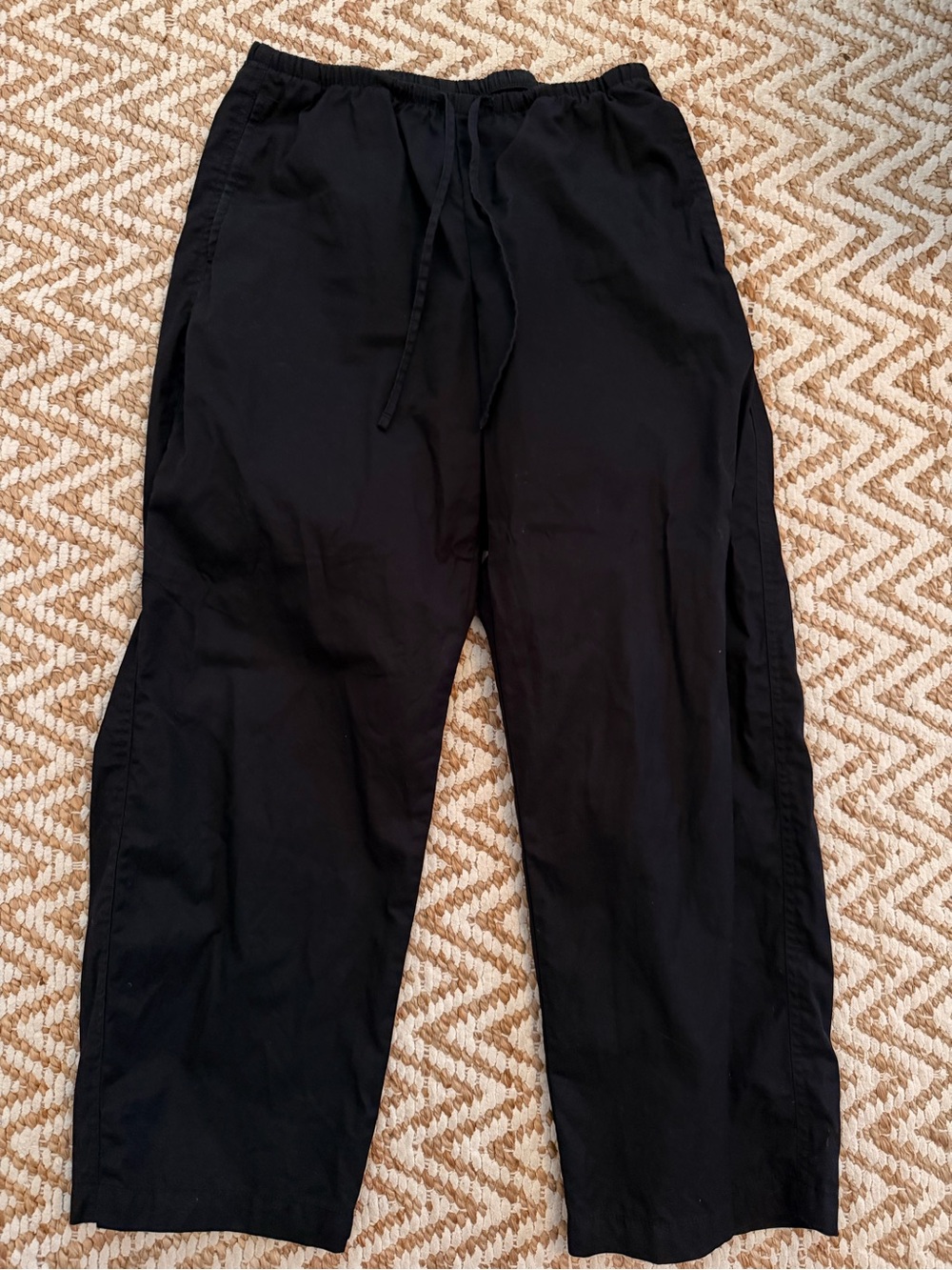 GAP Black Women's easy poplin pants